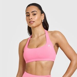 Oner Active Pink Sports Bra Racerback Design